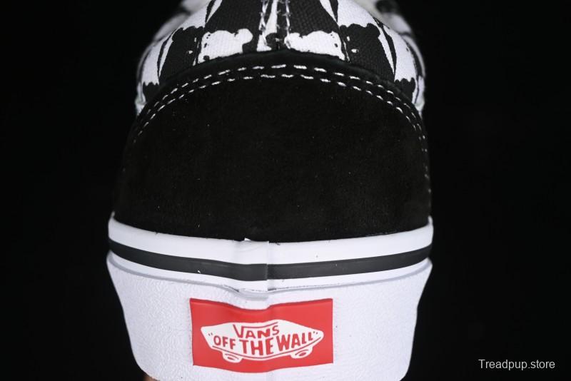 Vans Old Skool Checkerboard Bear Comfortable Slip-Resistant Cushioned Casual Vulcanized Sneakers - VN000D3CG03