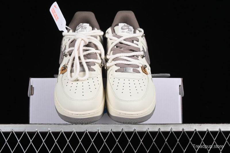 Nike Air Force 1 '07 Low x Capybara "Mona Lisa" Casual Lace-Up Sneakers - LV0506-990