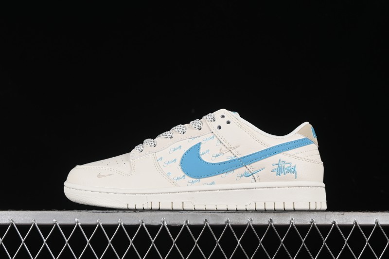 Nike SB Dunk Low Stussy Anniversary Custom Low-Top Casual Skate Shoes - SJ2068-281