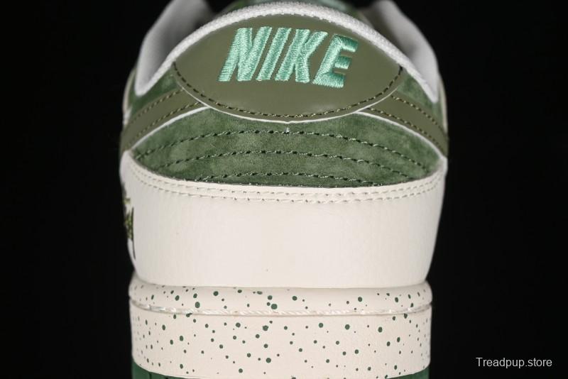 Nike SB Dunk Low Stussy Anniversary Custom Premium Low-Top Casual Sneakers - DQ1098-396