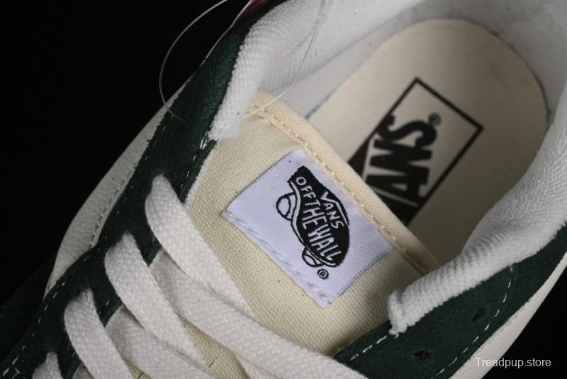 Vans Knu-Skool High Street American Retro Canvas Skate Shoes in Black Green - VN000CSQW3Z