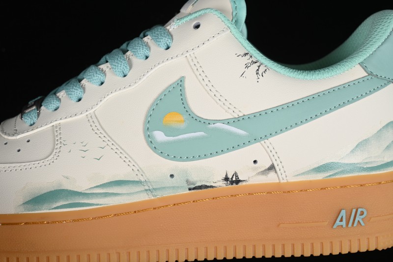 Nike Air Force 1 '07 Low Green Hill Casual Sneakers - XC2351-550
