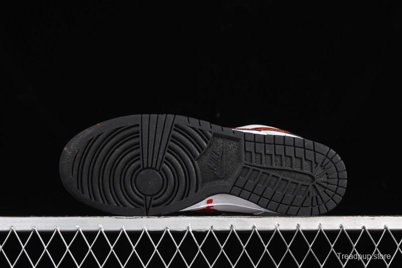 Nike SB Dunk Low Casual Skate Shoes - Anniversary Custom Edition in White/Grey/Black - LW1818-103