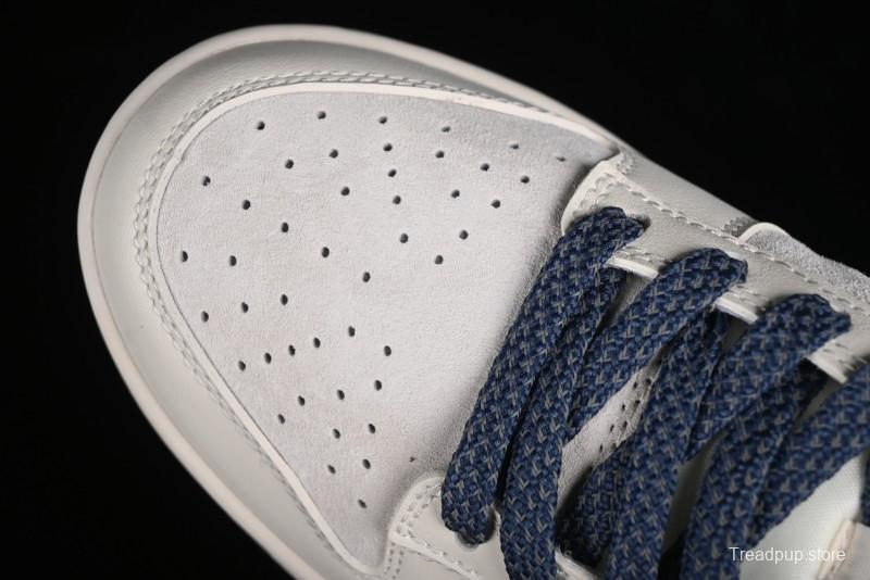 Nike SB Dunk Low The North Face Collaboration - Deep Blue Pig Anniversary High-End Custom Low-Top Casual Skate Shoes - XX2025-325