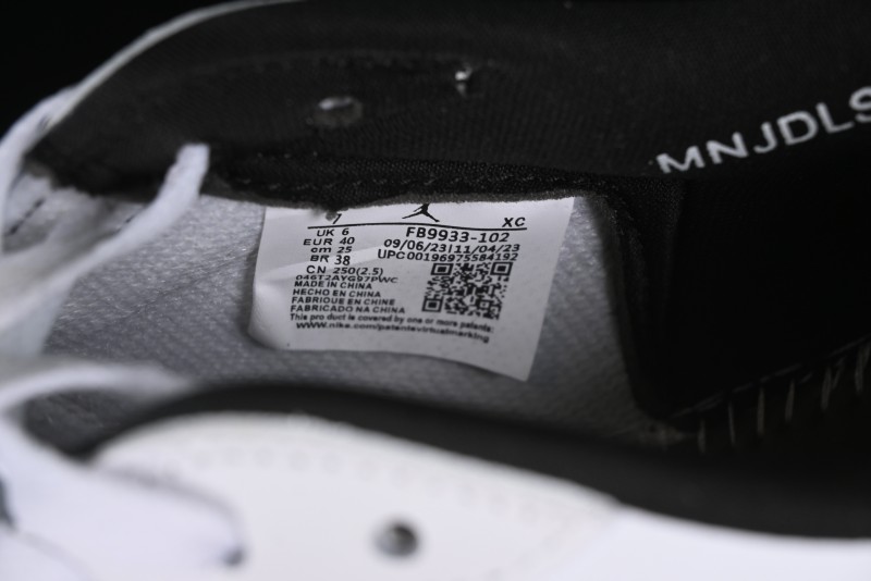 Nike Air Jordan 1 Low '85 Metallic Black White Blue - FB9933-102