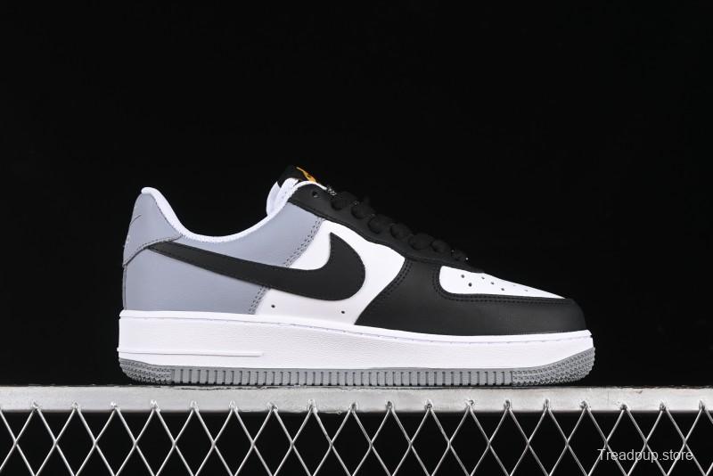 Nike Air Force 1 '07 Low Casual Sneakers in Black, White, and Gray - FB7162-081