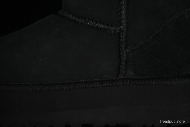 UGG Classic Ultra Mini Platform 3CM Wool Blend Mini Short Boots - 1135092