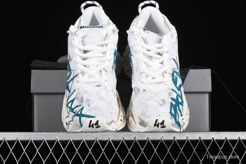 Balenciaga Runner Kith Four Color Retro Casual Shoes - W3RNY0133