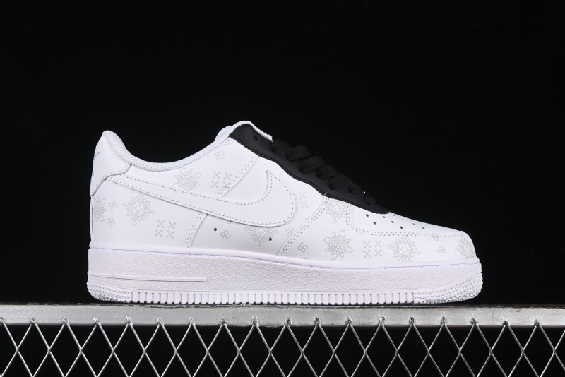 Nike Air Force 1 '07 Low Black Silk Chinese Style Casual Sneakers - ZH0316-036