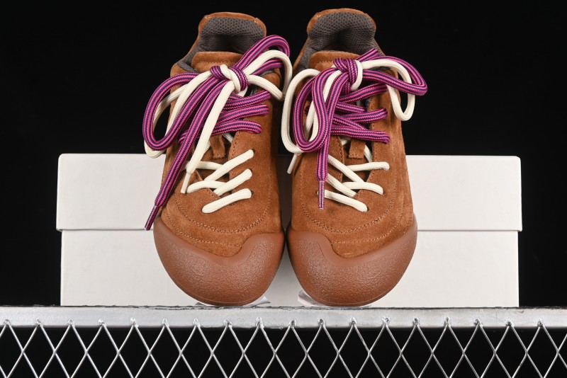 Alexander McQueen Flexion Retro Sneakers in Brown/Suede with Anatomical Design - 2024s