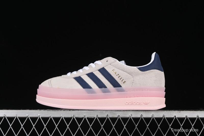 Adidas Originals Gazelle Bold IE6508 Low-Top Sneakers with Thick Sole for Casual Wear, Non-Slip and Durable - IE6508