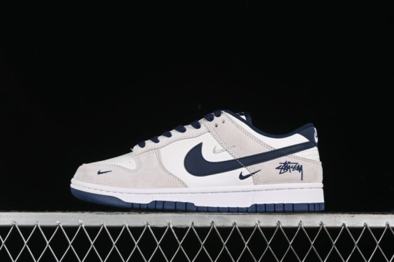 Nike SB Dunk Low Stussy Anniversary Edition Custom Low-Top Casual Skate Shoes - KK1888-003