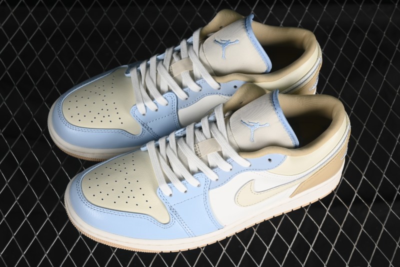 Nike Air Jordan 1 Low OG AJ1 White Brown Low Top Casual Basketball Shoes - HQ4186-111