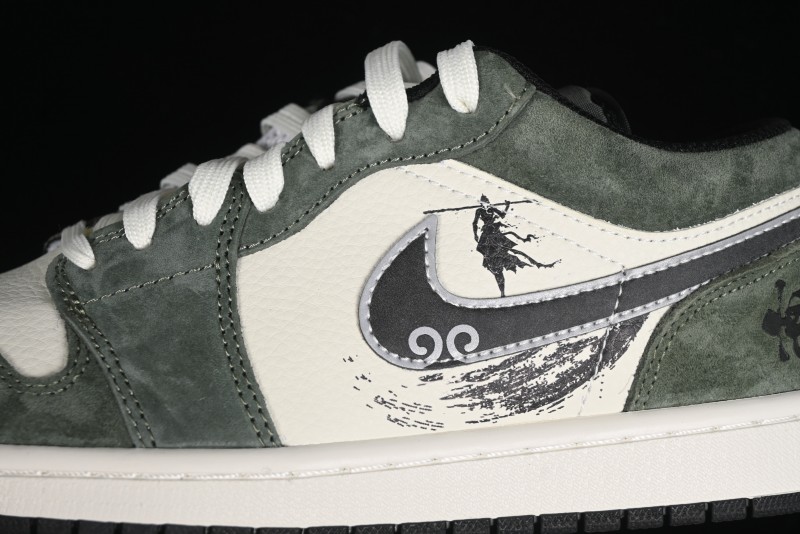 Nike Air Jordan 1 Low Retro Basketball Shoes Custom Wukong Edition - DC2024-031