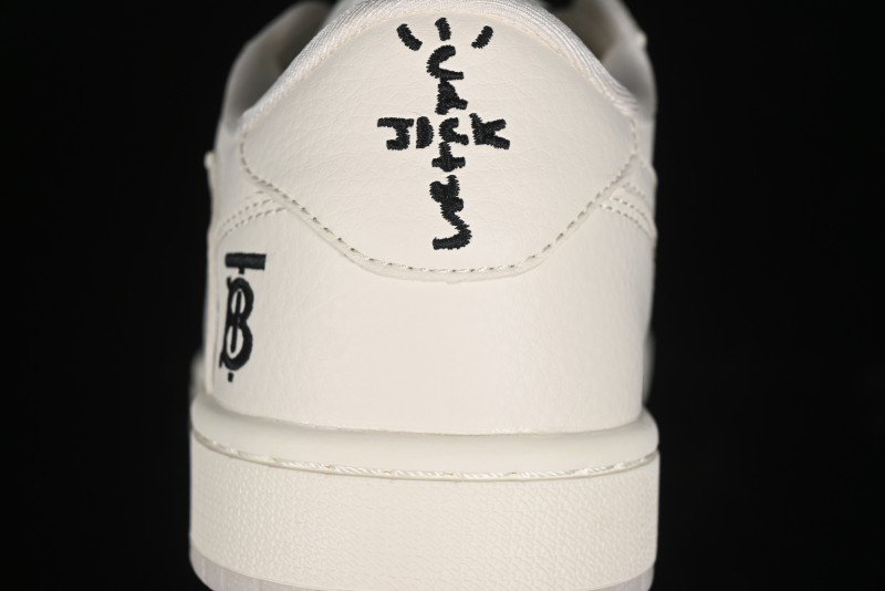Nike Travis Scott x Fragment Design x Air Jordan 1 Low OG SP AJ1 Burberry Collaboration - BB6588-313