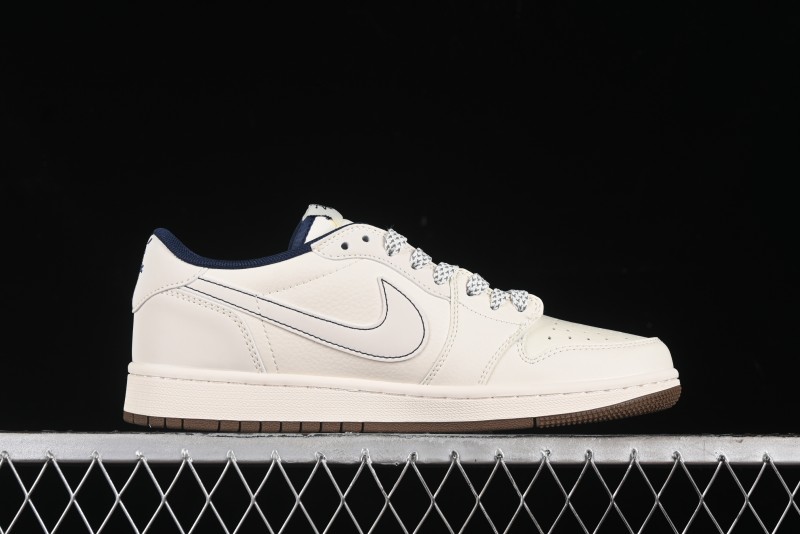 Nike Travis Scott x Fragment Design x Air Jordan 1 Low OG SP AJ1 Retro Sneakers - XY2688-121