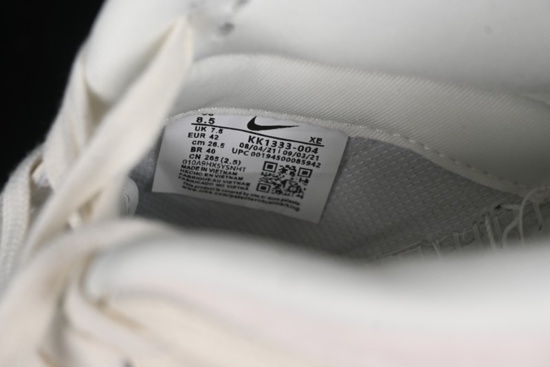 Nike SB Dunk Low Comme des Garçons Collaboration - Pigskin White Swoosh Anniversary Custom Low-Top Casual Skate Shoes - KK1333-004
