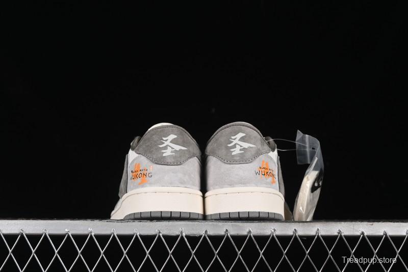 Nike Travis Scott x Fragment Design x Air Jordan 1 Low OG SP AJ1 Low-top Casual Sneakers - DM6688-610