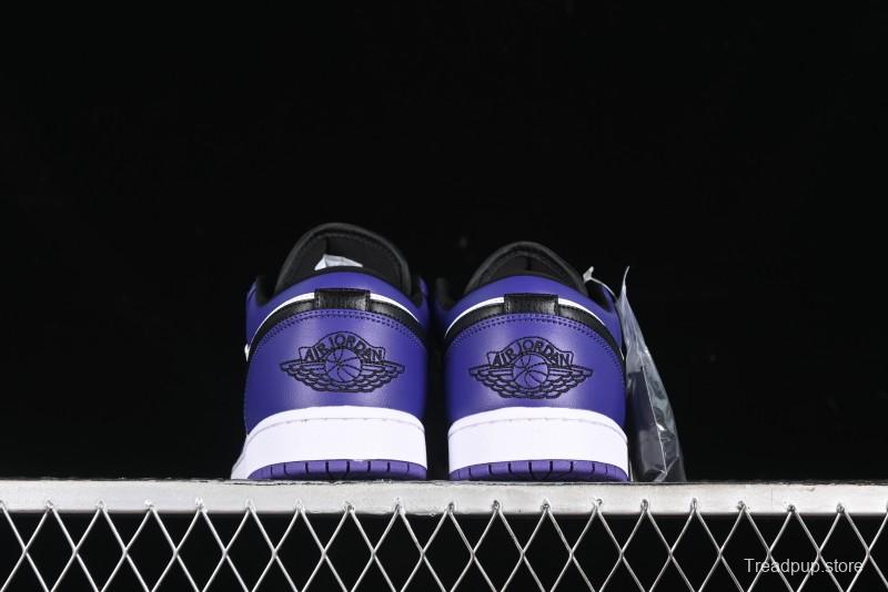 Nike Air Jordan 1 Low AJ1 Grape Purple Low-Top Basketball Shoes - 553558-500