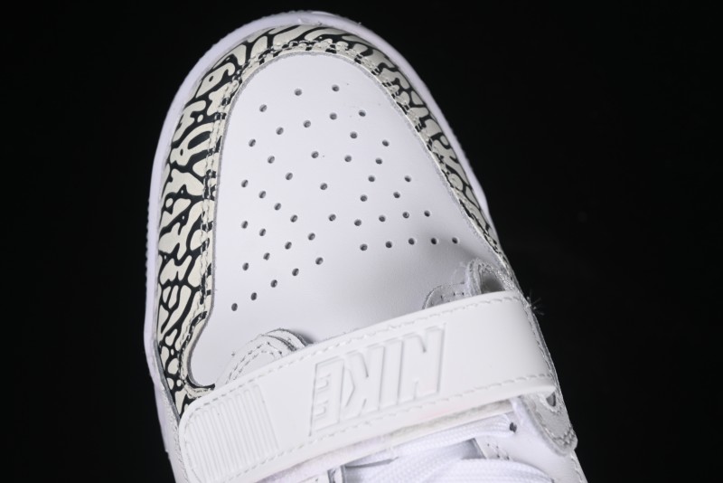 Nike Air Jordan Legacy 312 Low Sneakers with Velcro Strap and Triple Design - FQ7827-106