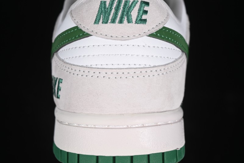 Nike SB Dunk Low Anniversary Customized Casual Sneakers with Green Swoosh - KK1888-013