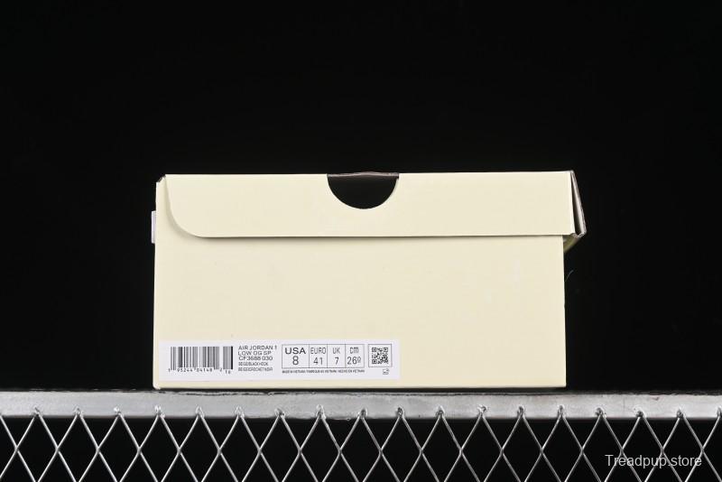Nike Travis Scott x Fragment Design x Air Jordan 1 Low OG SP AJ1 Low Top Casual Sneakers - CF3688-030