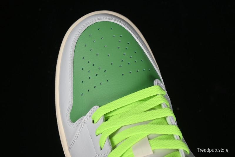 Nike Air Jordan 1 Low AJ1 White Green Double Hook Low-Top Retro Basketball Shoes - FZ5046-041