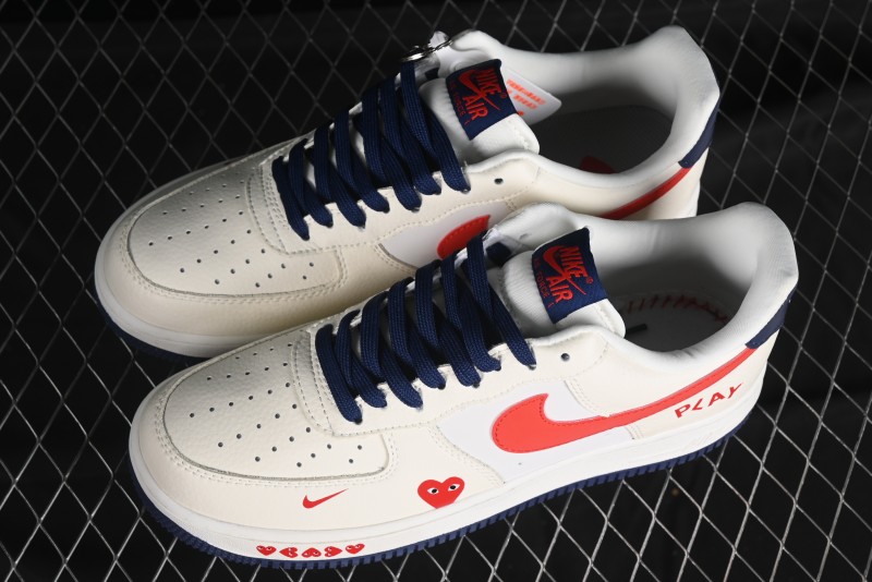 Nike Air Force 1 '07 Low CDG Play Sneakers - KK1988-004