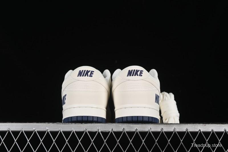 Nike SB Dunk Low Collaboration Three Swooshes Dark Blue Colorway Low-Top Casual Skateboarding Shoes - NK5639-327