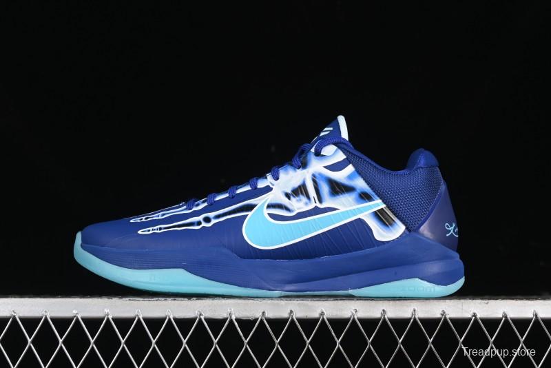 Nike Zoom Kobe 5 X-ray Halloween Glow-in-the-Dark Professional Basketball Shoes - HJ4303-400