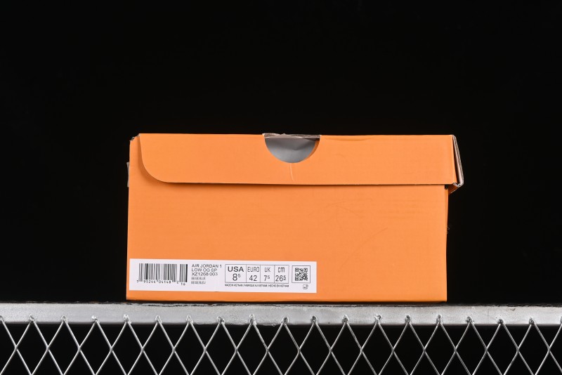 Nike Travis Scott x Fragment Design x Air Jordan 1 Low OG SP AJ1 LV Collaboration - XZ1268-003