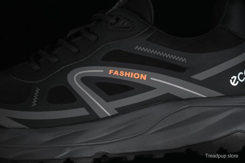 ECCO Drive Series Versatile Durable Running Shoes with Thick Sole Heightening Dad Shoes - 63193301001