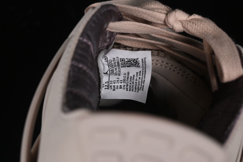 Nike A Ma Maniere x Air Jordan 4 Retro "Fossil Stone" Sneakers - FZ4810-200