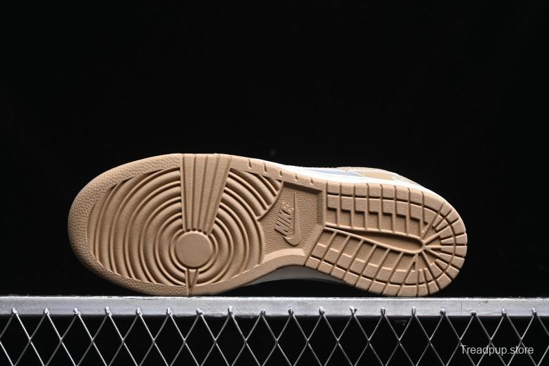 Nike SB Dunk Low BAPE Collaboration - Beige Grey Brown Anniversary Customized Low-Top Casual Sneakers - BB8969-006