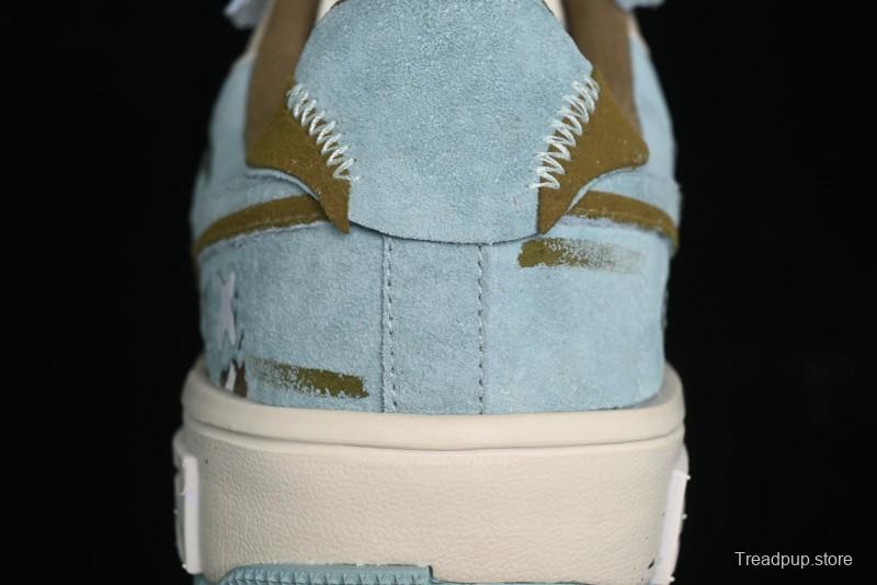 Nike Air Force 1 Fontanka Low Top Casual Sneakers Enjoy Life Custom Design - CW6688-508