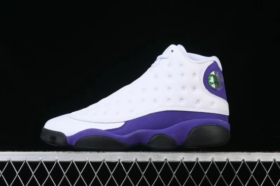 Nike Air Jordan 13 Retro Basketball Shoes with Original 3D Holographic Cat Eye and Carbon Fiber - 414571-105