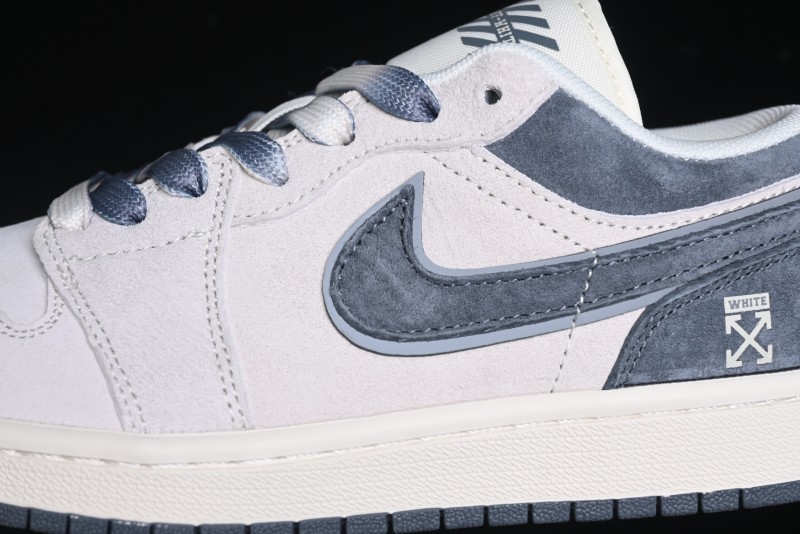 Nike Air Jordan 1 Low OF Collaboration Custom High-End Retro Basketball Shoes - DM9188-002