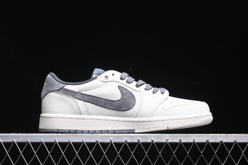 Nike Travis Scott x Fragment Design x Air Jordan 1 Low OG SP AJ1 Retro Sneakers - SJ2068-125