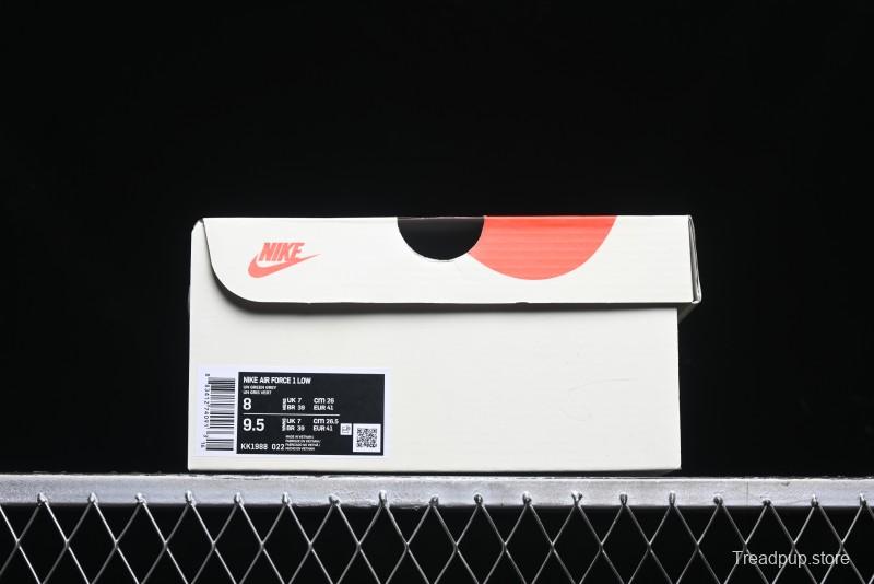 Nike Air Force 1 '07 Low UN Collaboration - Moss Green Low-Top Casual Sneakers - KK1988-022