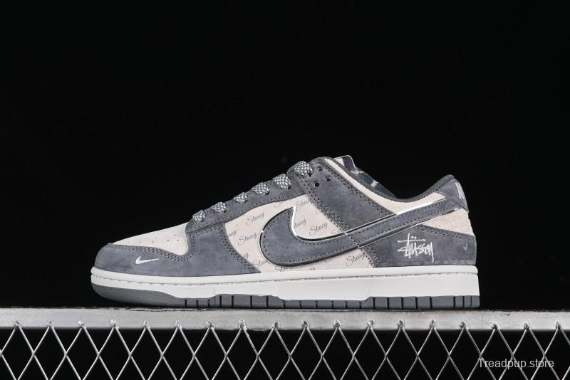 Nike SB Dunk Low Stussy Anniversary Edition Premium Customized Low-Top Casual Sneakers - XX2025-508
