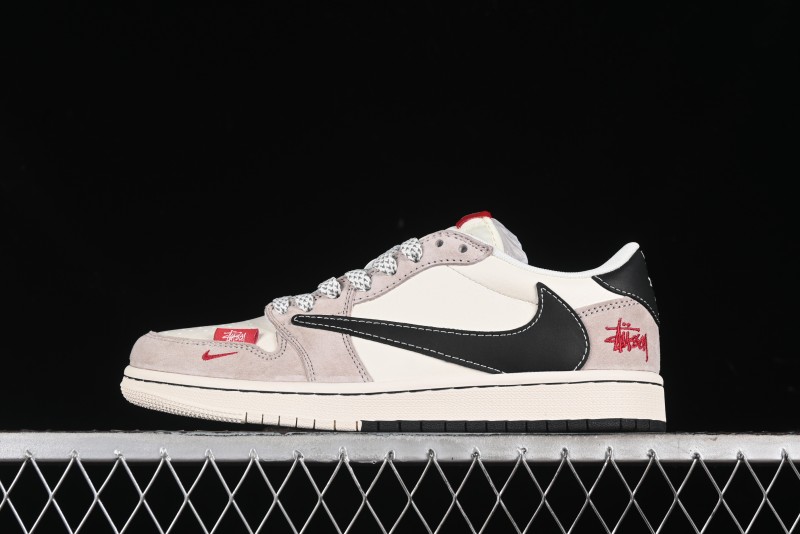 Nike Travis Scott x Fragment Design x Air Jordan 1 Low OG SP AJ1 Retro Sneakers - SJ2068-131