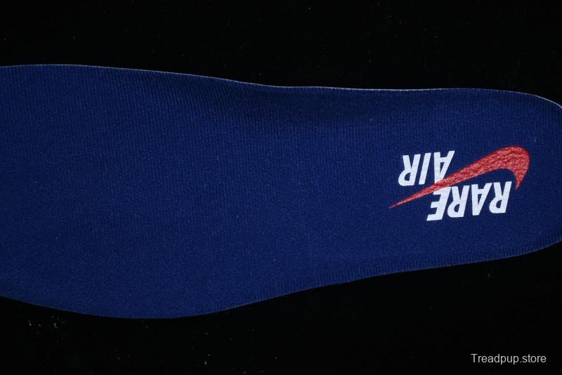 Nike Air Jordan 4 Retro Basketball Shoes with Black-Grey-Blue Color Blocking - FV5029-003