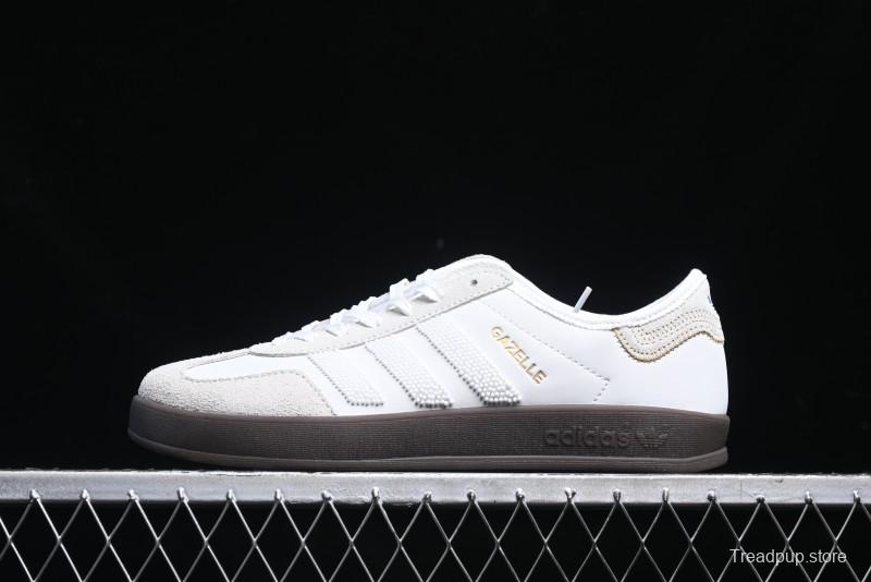 Adidas Clot x Ad Originals Gazelle Indoor Retro Casual Slip-Resistant Wear-Resistant Low-Top Sneakers - IH3719
