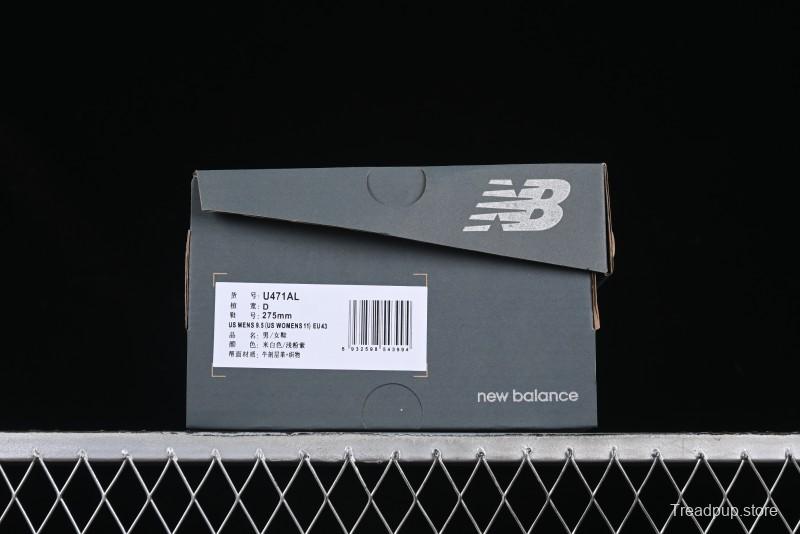 New Balance NB471 Series Fabric Split Leather Casual Lifestyle Shoes - U471AL