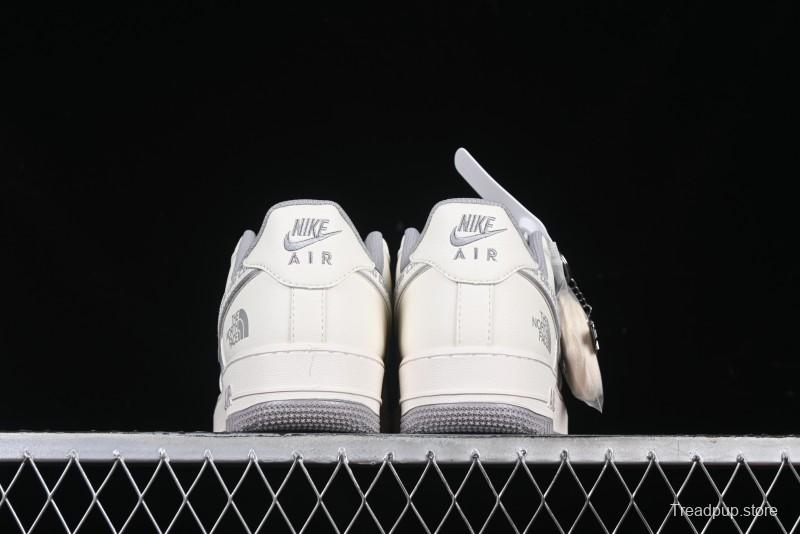 Nike Air Force 1 '07 Low The North Face x CDG Light Bone Swoosh Casual Sneakers - BB7518-014