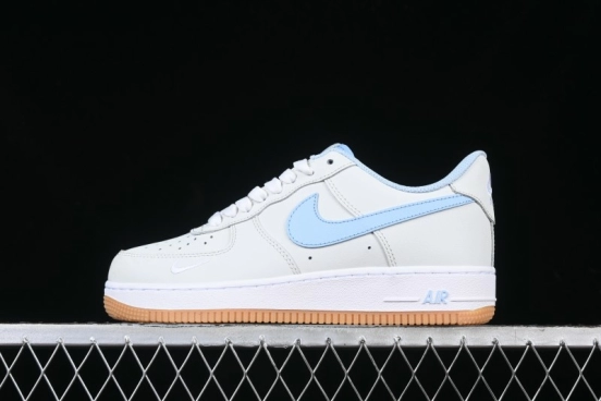 Nike Air Force 1 '07 Low Light Blue Casual Sneakers - 315122-102