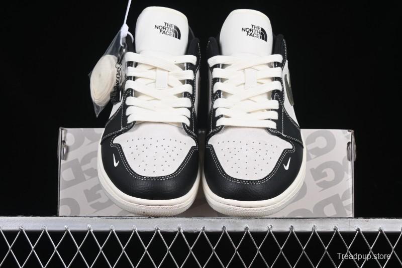 Nike Air Jordan 1 Low AJ1 The North Face Collaboration Dark Camouflage Custom High-End Retro Basketball Shoes - DM9188-013