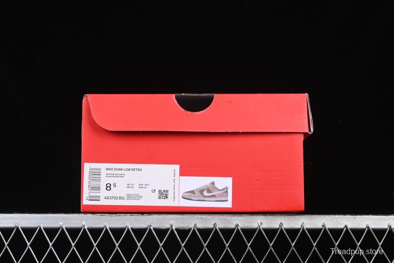 Nike SB Dunk Low Supreme Year of the Snake Limited Edition Anniversary Custom Casual Skate Shoes - AG3702-851