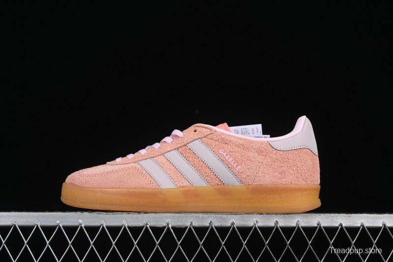 Adidas Originals Gazelle Indoor Retro Casual Slip-Resistant Wear-Resistant Low-Top Skate Shoes - IE2946