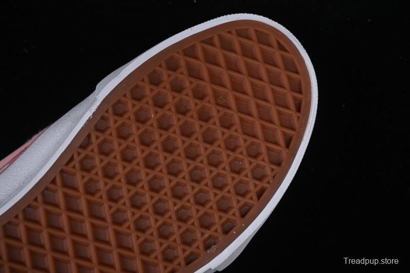 Vans Knu Skool Low Top Comfortable Slip Resistant Wear Resistant Casual Sneakers in Pink Checker - VN0009QCREV